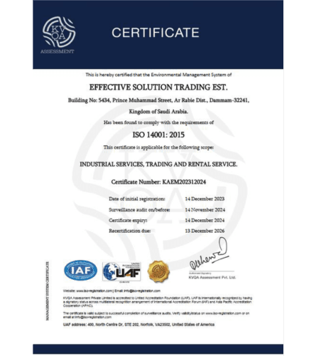 ISO Certification