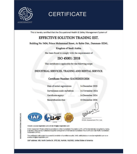 ISO Certification